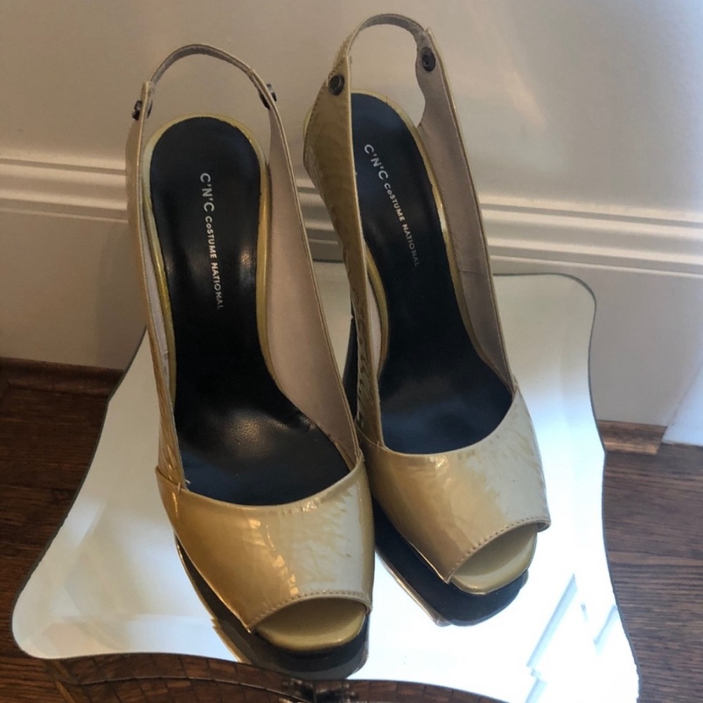 Costume National CNC Patent Leather Heels 37